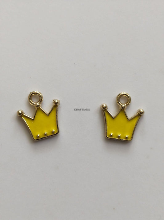 Crown Charms Yellow