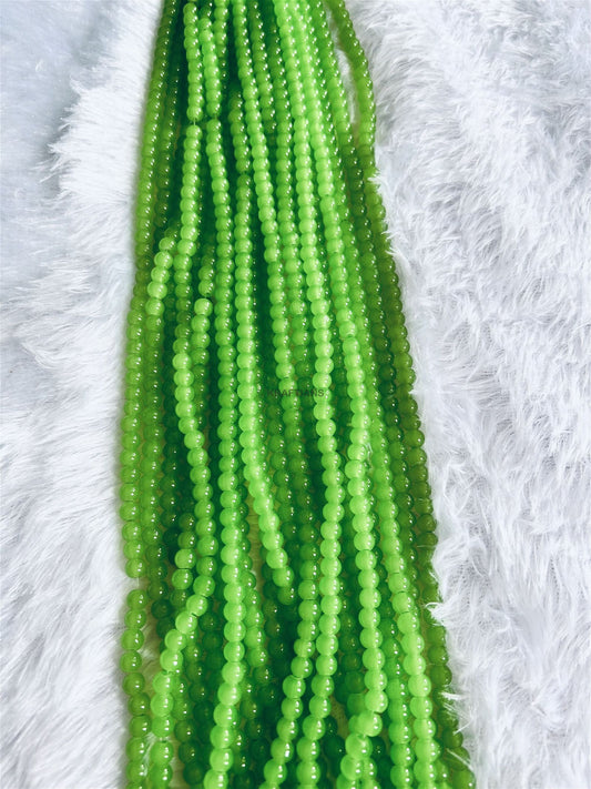 Glass Beads 6mm Light Green