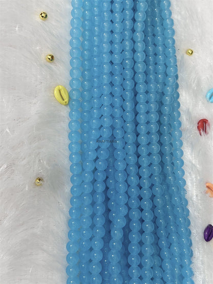 Glass Beads 8mm Blue