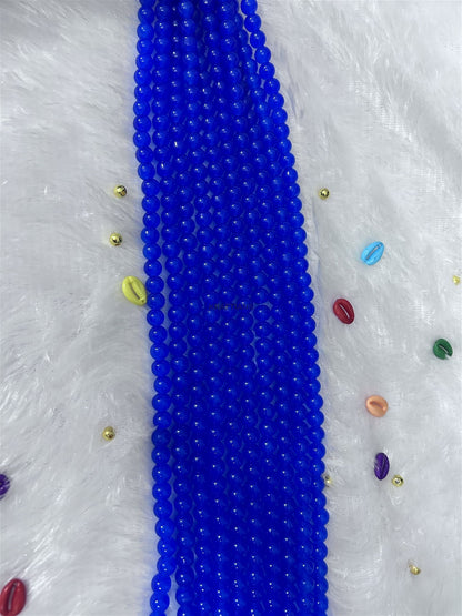 Glass Beads 8mm Dark Blue