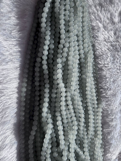 Glass Beads 8mm Dark Grey