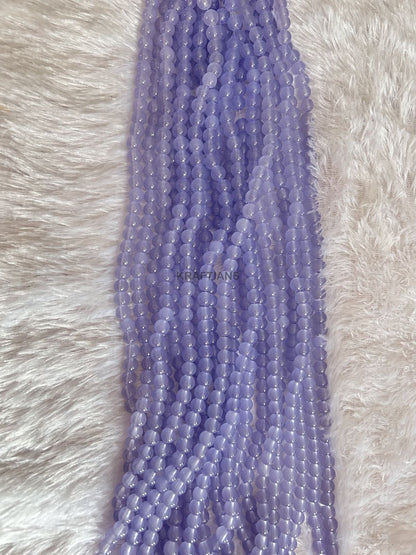 Glass Beads 8mm Lavender