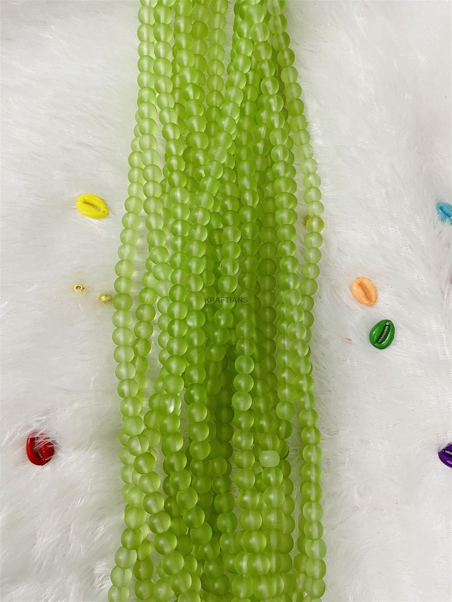 Ice Beads 8mm Light Green