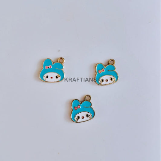 Kuromi Small Charms Light Blue