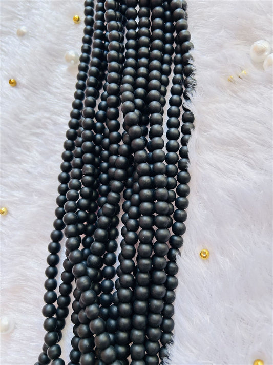 Matte Beads 8mm Black