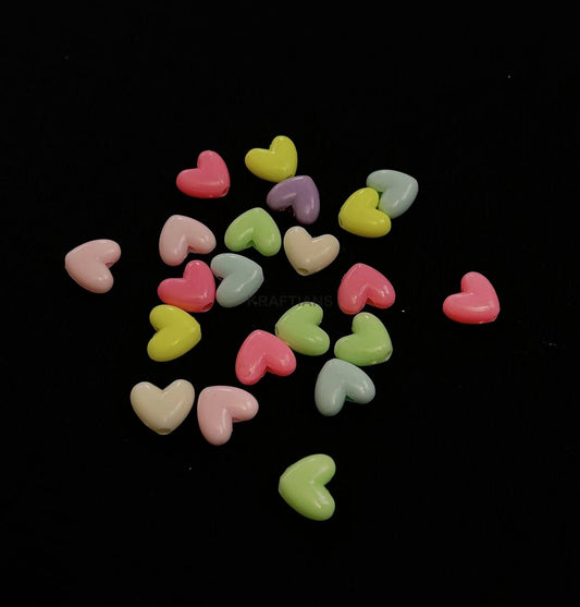 Multicolor Hearts Phone Charms