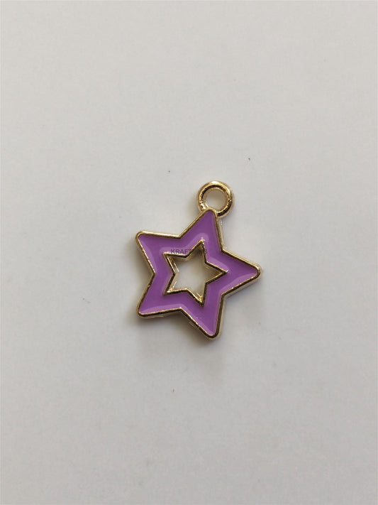 Shallow Star Charms Purple