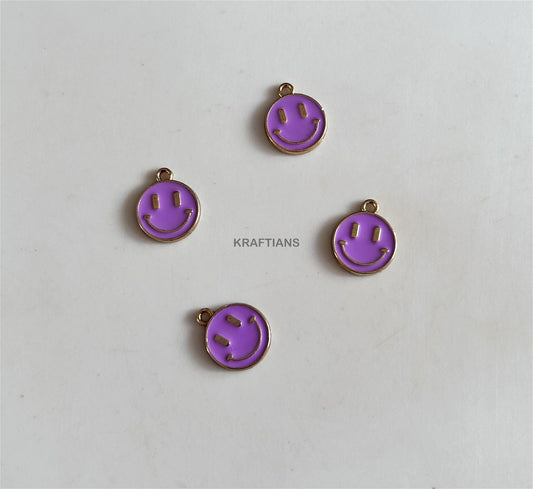 Smiley Charms Purple