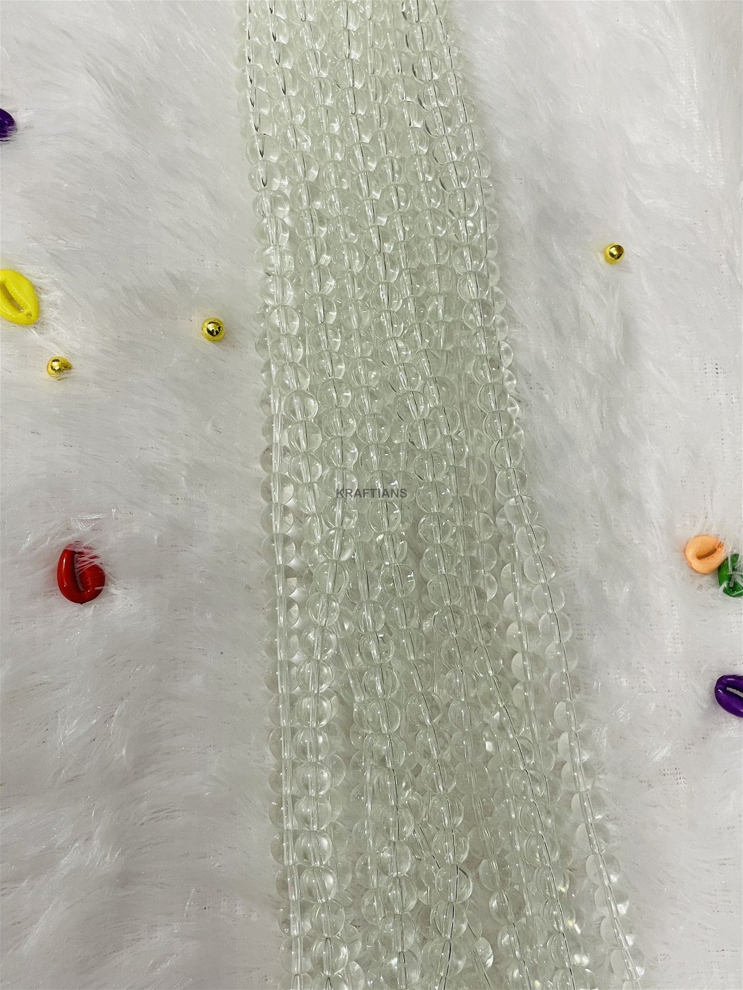 Transparent Beads 8mm Transparent