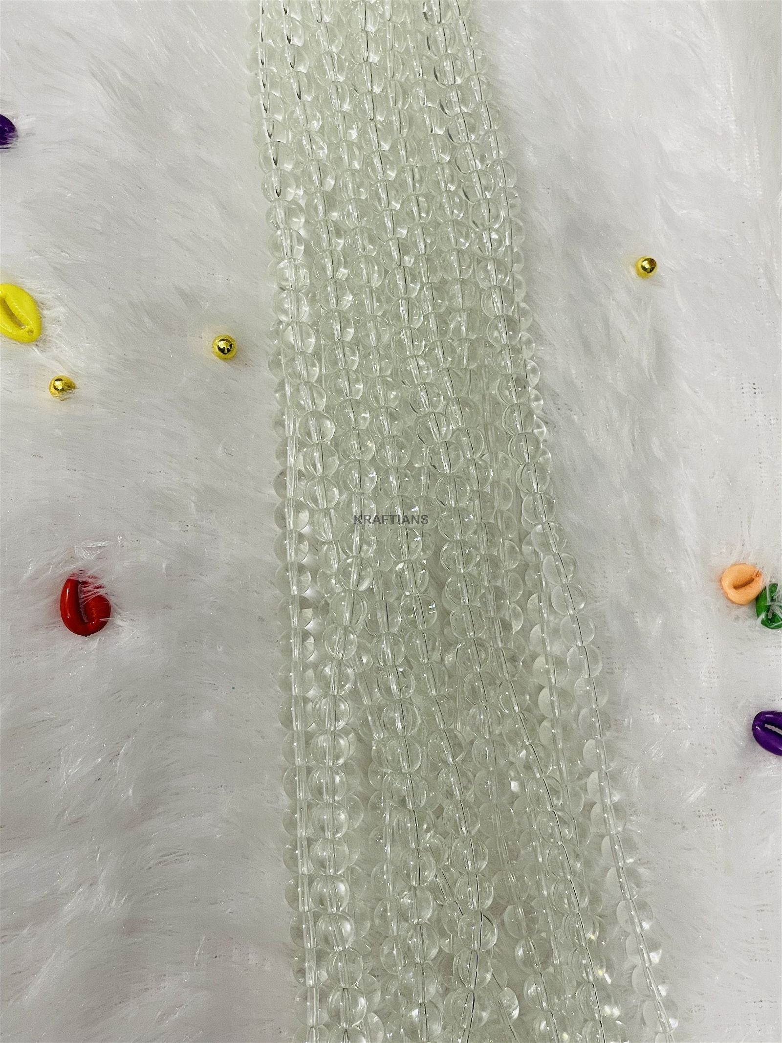 Transparent Beads 8mm Transparent