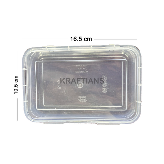 Transparent Jewellery Box 16.5x10.5x4 cm